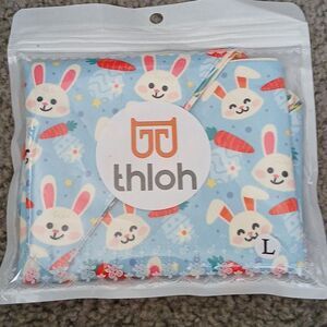 Dog Bandanas 2 Pack Reversible Pet Scarf  Spring Easter Sz L up to 19" neck